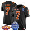 Men's Clemson Tigers 2024 ACC Championship Patch Vapor Limited Jersey - All Stitched