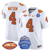 Men's Clemson Tigers 2024 ACC Championship Patch Vapor Limited Jersey - All Stitched