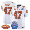 Men's Clemson Tigers 2024 ACC Championship Patch Vapor Limited Jersey - All Stitched