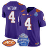 Men's Clemson Tigers 2024 ACC Championship Patch Vapor Limited Jersey - All Stitched