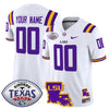 LSU Tigers 2024 Texas Bowl Patch Vapor Limited Custom Jersey - All Stitched
