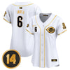 Women's Cincinnati Reds Pete Rose Patch Vapor Premier Limited Jersey - All Stitched