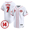 Men's Cincinnati Reds Pete Rose Patch Vapor Premier Limited Jersey - All Stitched
