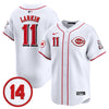 Men's Cincinnati Reds Pete Rose Patch Vapor Premier Limited Jersey - All Stitched