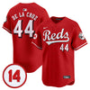 Men's Cincinnati Reds Pete Rose Patch Vapor Premier Limited Jersey - All Stitched