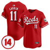 Men's Cincinnati Reds Pete Rose Patch Vapor Premier Limited Jersey - All Stitched