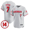 Men's Cincinnati Reds Pete Rose Patch Vapor Premier Limited Jersey - All Stitched