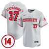 Men's Cincinnati Reds Pete Rose Patch Vapor Premier Limited Jersey - All Stitched
