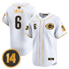 Men's Cincinnati Reds Pete Rose Patch Vapor Premier Limited Jersey - All Stitched