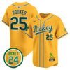 Men's Oakland Athletics Rickey Tribute style Vapor Premier Limited Jersey - All Stitched
