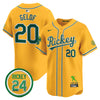 Men's Oakland Athletics Rickey Tribute style Vapor Premier Limited Jersey - All Stitched