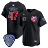 Men's Chicago Cubs Blue Alternate Vapor Premier Limited Jersey - All Stitched