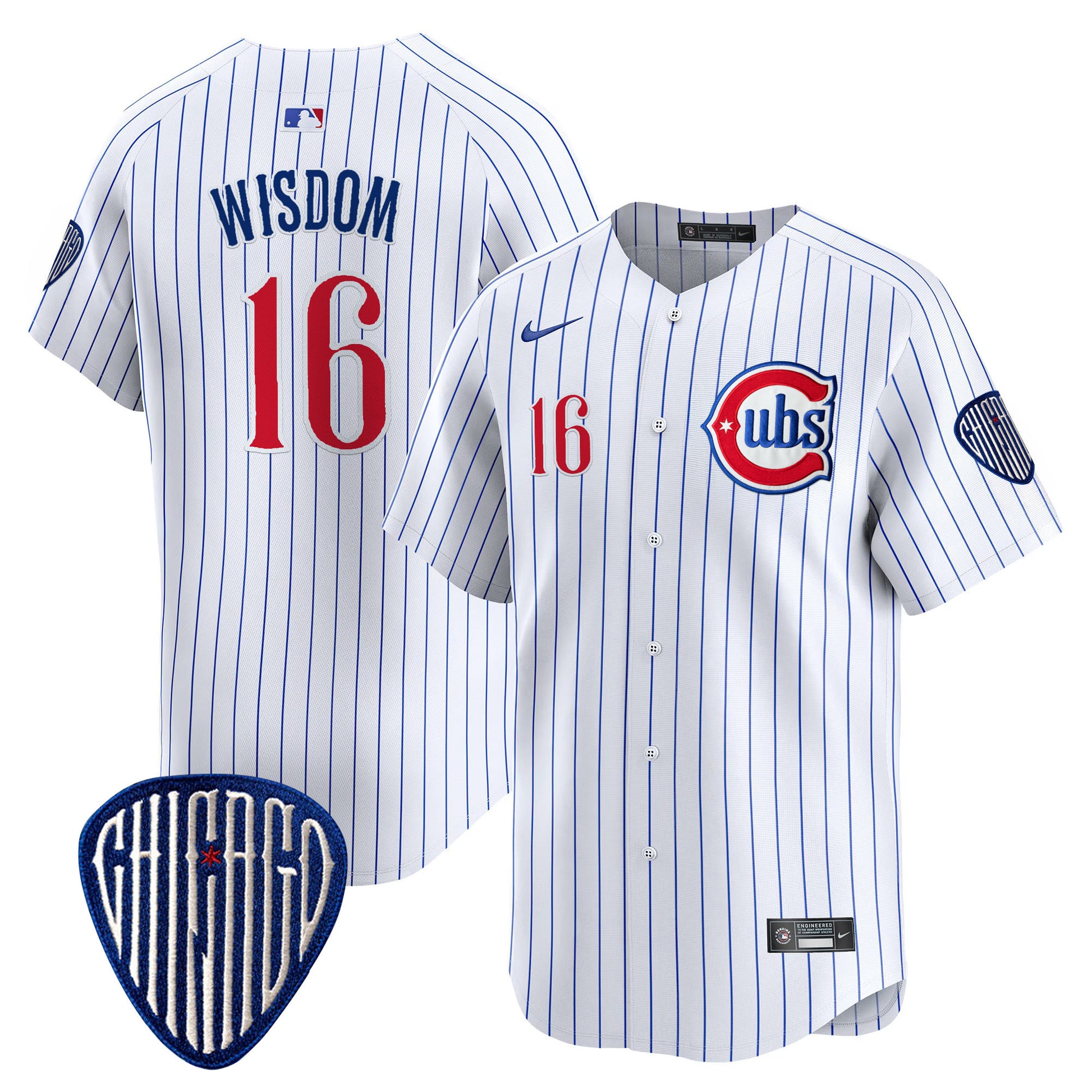 Men's Chicago Cubs Blue Alternate Vapor Premier Limited Jersey - All Stitched
