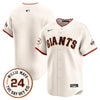Men's San Francisco Giants 2025 Willie Mays Patch Vapor Premier Limited Jersey - All Stitched
