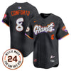 Men's San Francisco Giants 2025 Willie Mays Patch Vapor Premier Limited Jersey - All Stitched