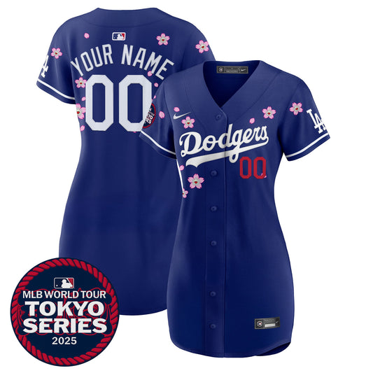 Dodgers Tokyo Series 2025 Baseball Custom Dress - Stitched
