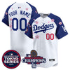 Dodgers Tokyo Series 2025 World Series Champions Patch Vapor Premier Limited Custom Jersey - Stitched