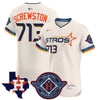 Men's Houston Astros 2025 City Connect Texas Patch Vapor Premier Elite Jersey - All Stitched