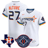 Men's Houston Astros 2025 City Connect Texas Patch Vapor Premier Elite Jersey - All Stitched