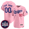 Dodgers Tokyo Series 2025 Vapor Premier Limited Custom Jersey - Stitched