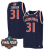 Men's Auburn Tigers Men's Basketball 24/25 Jersey - Final Four Patch