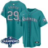Seattle Mariners 2025 AL West Division Champions Jersey - All Stitched