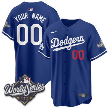 Custom Los Angeles Dodgers 2025 World Series Jersey - All Stitched