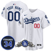 Custom Los Angeles Dodgers 2025 National League Champions Jersey - All Stitched