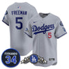 Los Angeles Dodgers 2025 National League Champions Jersey - All Stitched