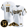 Los Angeles Dodgers 2025 National League Champions Jersey - All Stitched