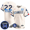 Los Angeles Dodgers 2025 National League Champions Jersey - All Stitched