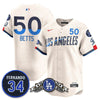 Los Angeles Dodgers 2025 National League Champions Jersey - All Stitched