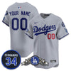 Los Angeles Dodgers 2025 National League Champions Jersey - All Stitched