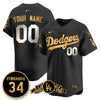 Los Angeles Dodgers 2025 National League Champions Jersey - All Stitched