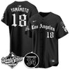 Los Angeles Dodgers 2025 Gothic NL Champions Jersey - All Stitched