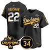 Los Angeles Dodgers 2025 NL Champions Jersey - All Stitched