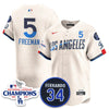 Los Angeles Dodgers 2025 NL Champions Jersey - All Stitched