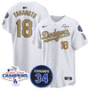 Los Angeles Dodgers 2025 NL Champions Jersey - All Stitched