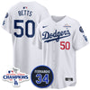 Los Angeles Dodgers 2025 NL Champions Jersey - All Stitched