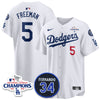 Los Angeles Dodgers 2025 NL Champions Jersey - All Stitched