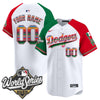 Dodgers Mexico 2025 World Series Vapor Premier Limited Custom Jersey - All Stitched