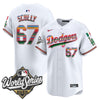 Men's Dodgers Mexico 2025 World Series Vapor Premier Limited Jersey - All Stitched