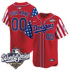 Dodgers 2025 World Series Vapor Premier Limited Custom Jersey - American Style - All Stitched