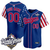 Dodgers 2025 World Series Vapor Premier Limited Custom Jersey - American Style - All Stitched