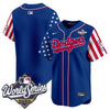 Men's Dodgers 2025 World Series Vapor Premier Limited Jersey - American Style - All Stitched