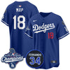 Los Angeles Dodgers 2025 World Series Champions Jersey - All Stitched