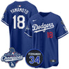 Los Angeles Dodgers 2025 World Series Champions Jersey - All Stitched