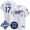 Los Angeles Dodgers 2025 World Series Champions Jersey - All Stitched