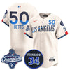 Los Angeles Dodgers 2025 World Series Champions Jersey - All Stitched