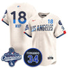 Los Angeles Dodgers 2025 World Series Champions Jersey - All Stitched